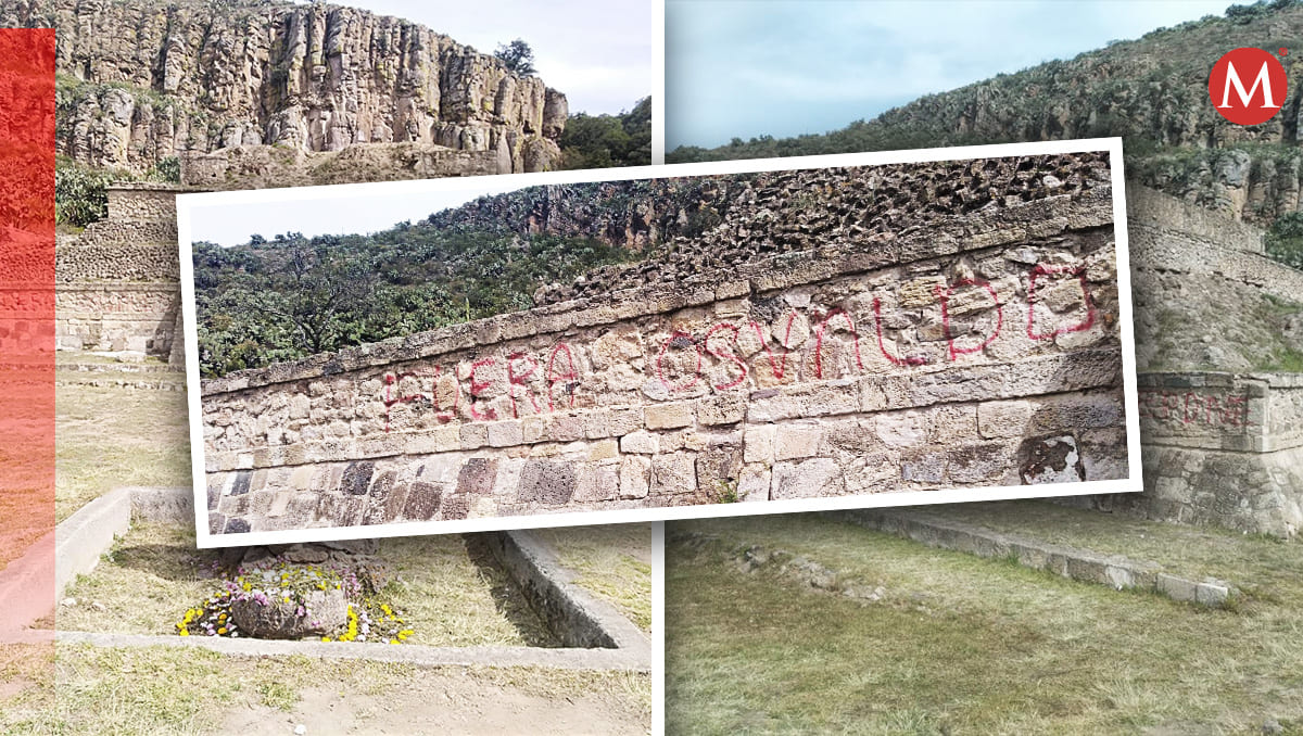 El gobierno y las dependencias lamentaron y reprobaron los grafitis en el Montículo VI y el Monolito