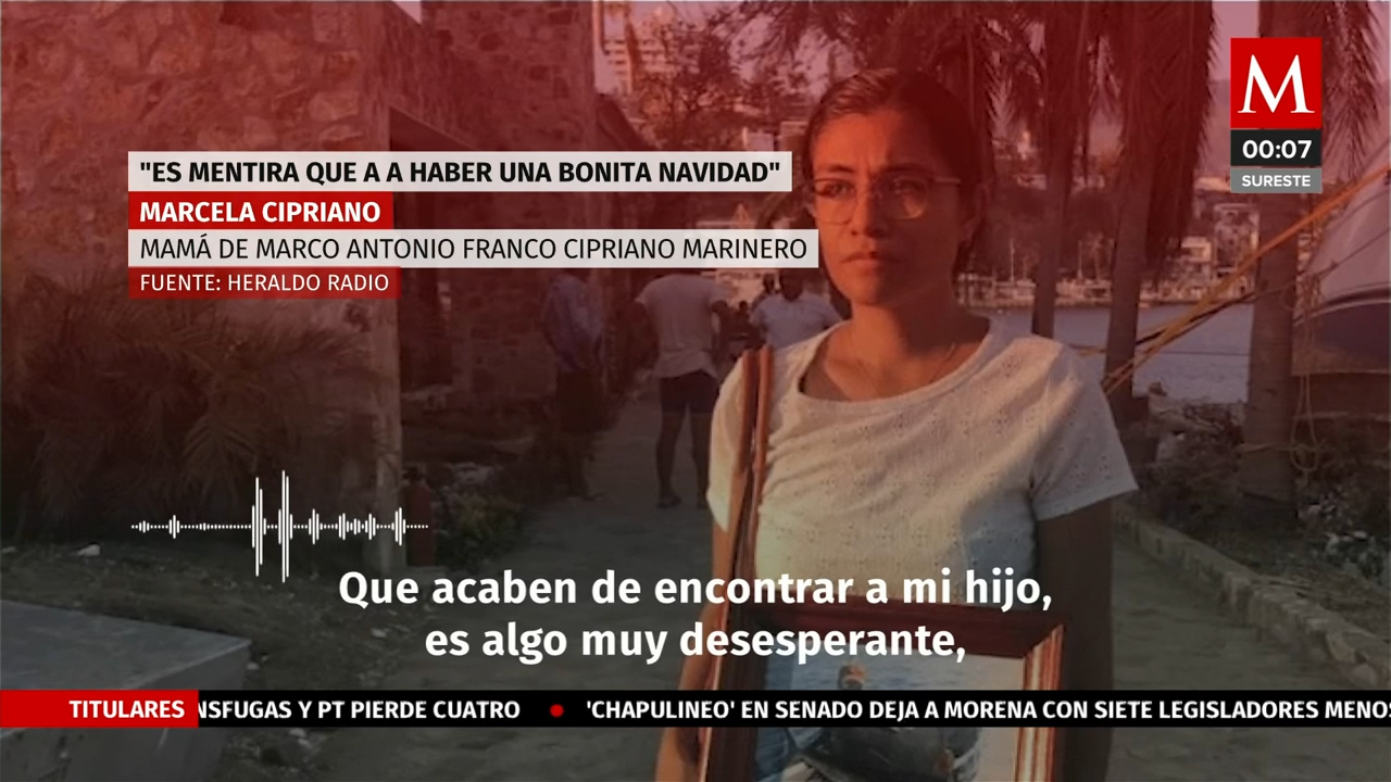 Madre de marinero desaparecido asegura abandono de las autoridades