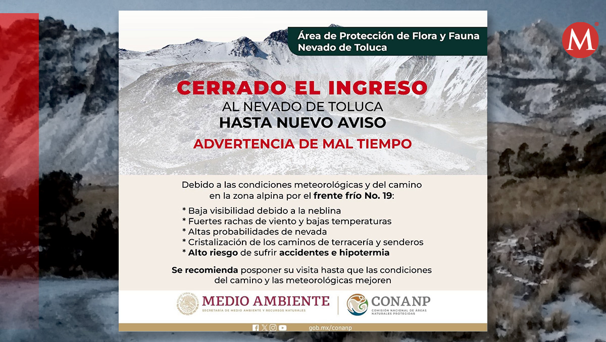 Nevado de Toluca.| (Especial)