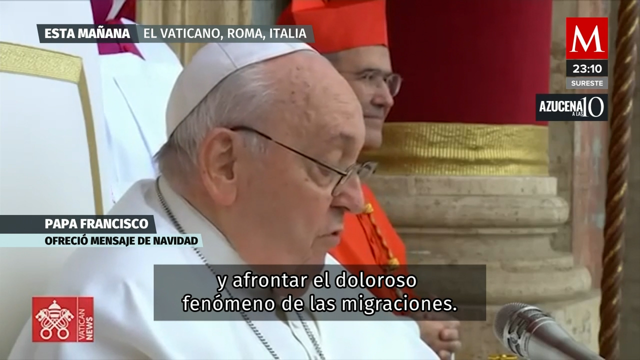 Papa Francisco pide a gobernantes de América Latina afronten el fenómeno de la migración