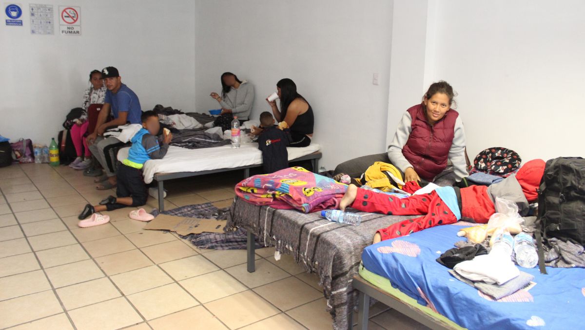 Pasaron Navidad en albergues de Torreón 15 personas, la mayoría fueron migrantes. (Roberto Amaya)