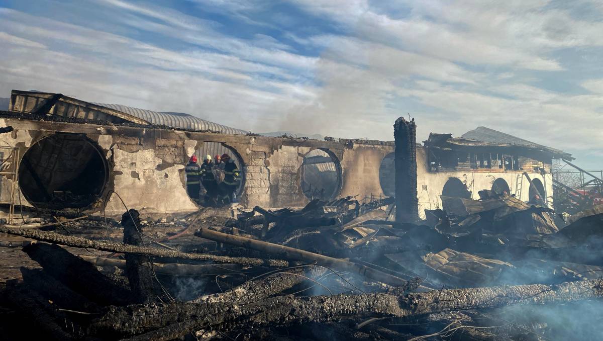 El albergue fue reducido a cenizas | AFP
