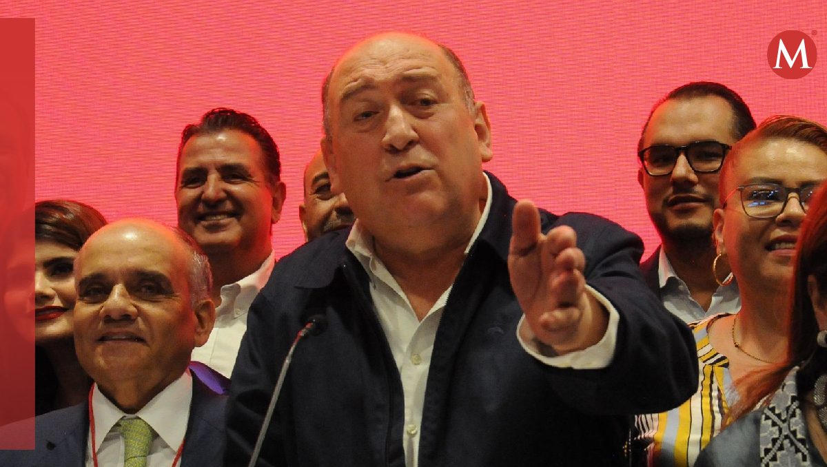 Rubén Moreira, diputado del PRI, durante una conferencia de prensa. | Cuartoscuro