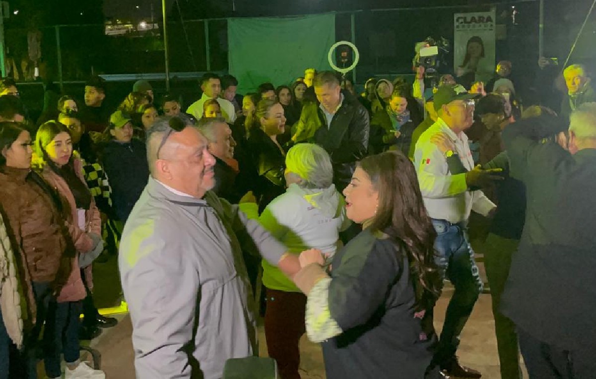 Clara Brugada en 'Fiesta Sonidera' de Iztacalco (Foto: Azucena Rangel)