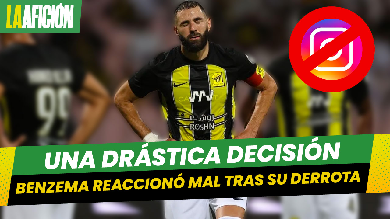Karim Benzema cierra su cuenta de Instagram tras derrota del Al-Ittihad