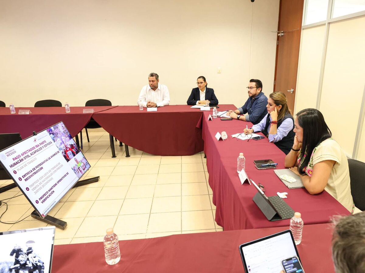 La mandataria estatal y la secretaria del Bienestar Federal se reunieron previo a la llega de AMLO a Acapulco