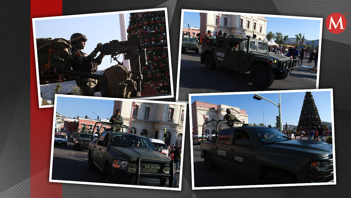 El personal militar realizó un recorrido de presencia por calles del centro de Pachuca (Jorge Sánchez)