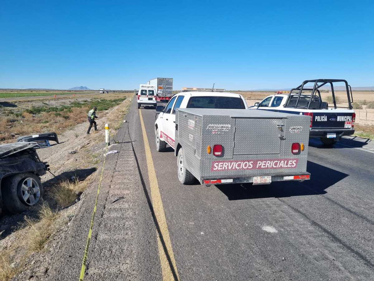 El accidente se registró a la altura del kilómetro 46+800, en dirección de norte a sur.