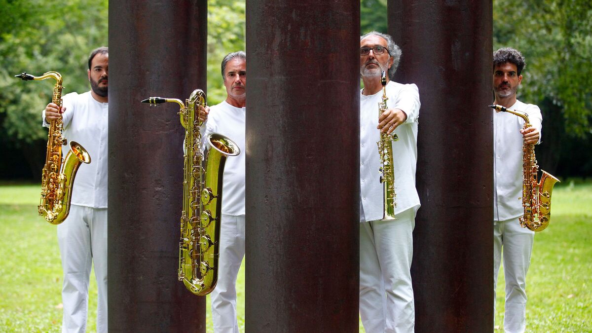 Alberto Chaves, Josetxo Silguero, Andrés Gomis y Ángel Soria. (Foto: Aitor Izaguirre)