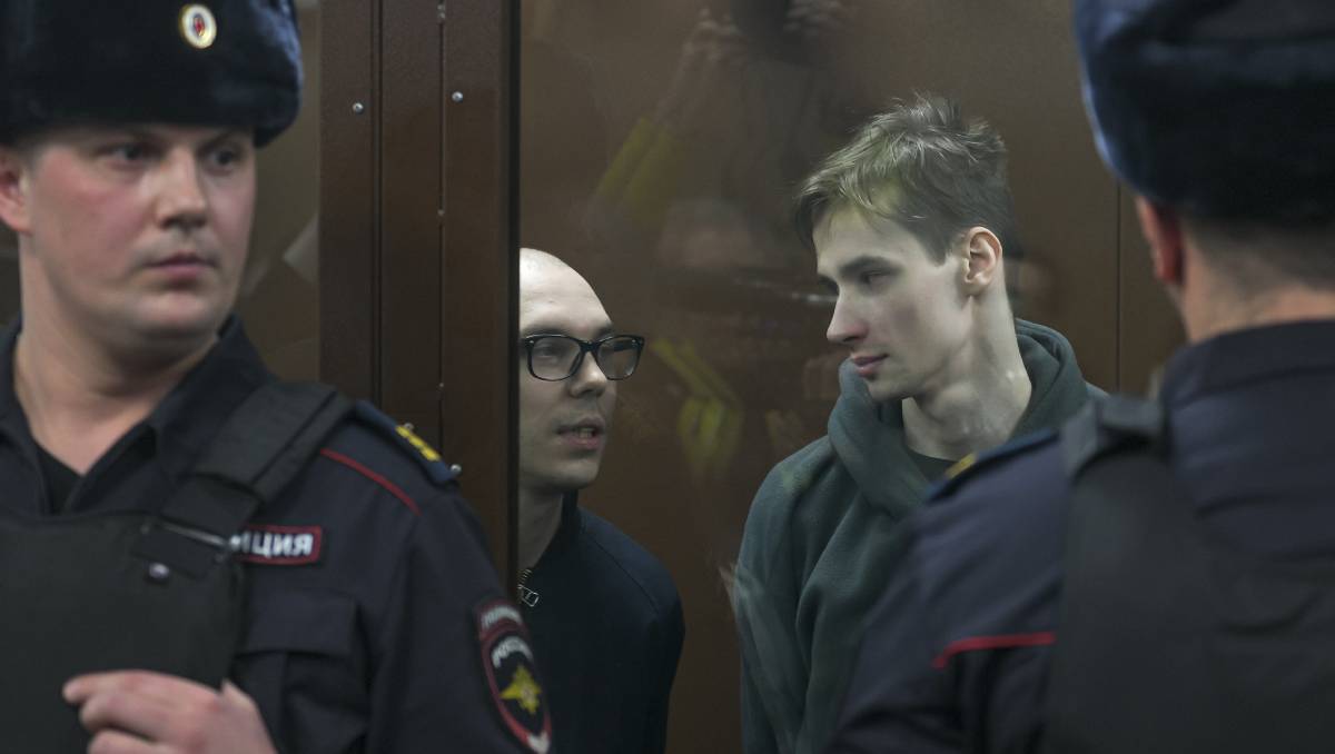 Artyom Kamardin Yegor Shtovba fueron condenados a 7 años de cárcel | AP