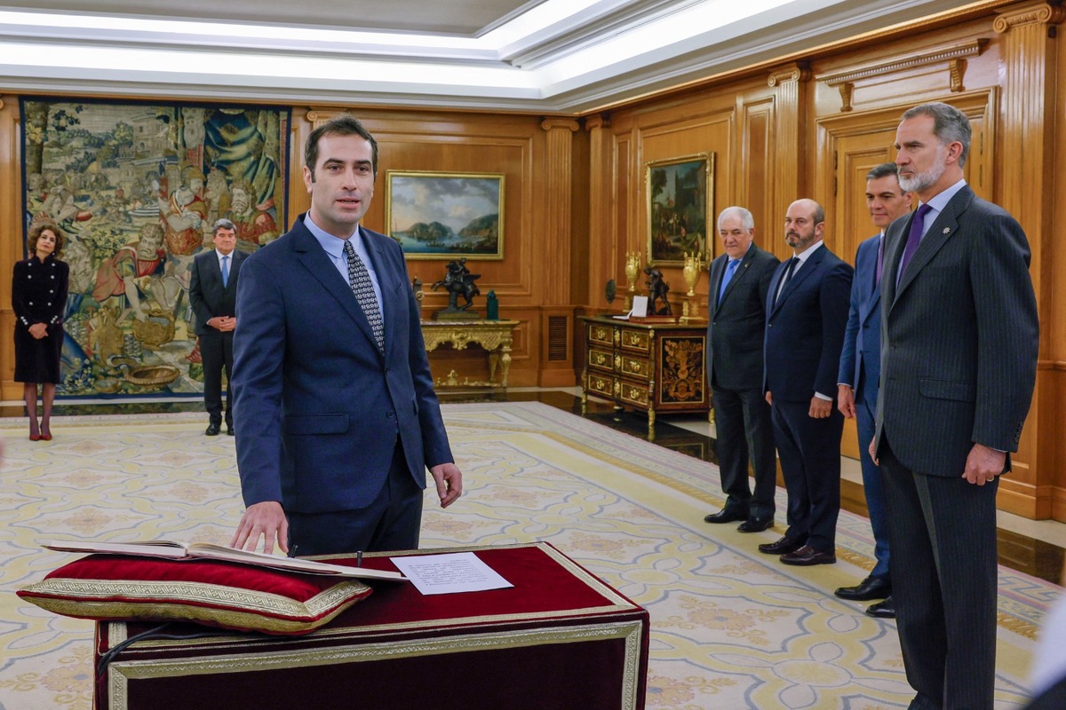 El economista Carlos Cuerpo, nuevo ministro de Economía de España. AFP