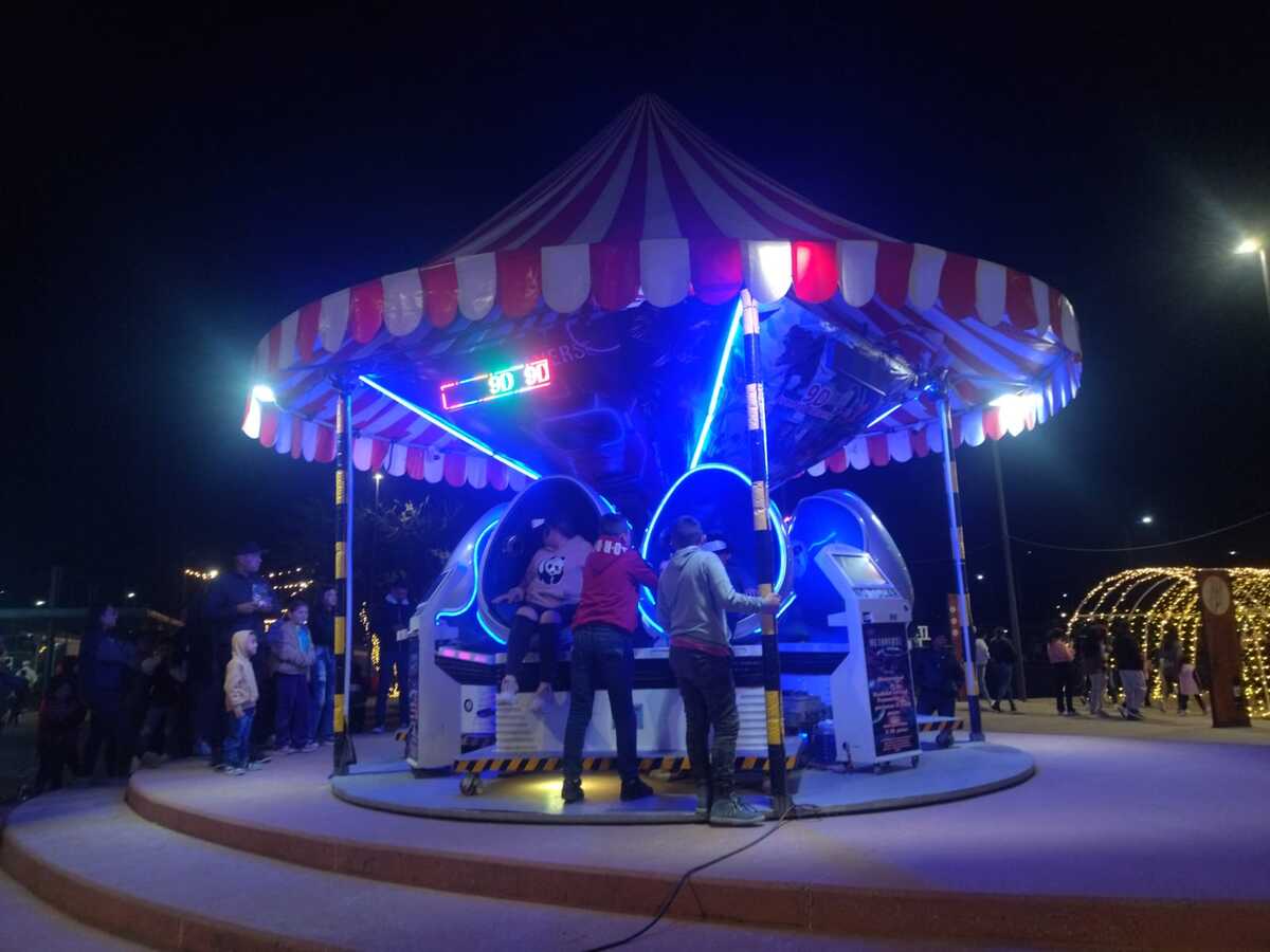 Familias disfrutan del Festival Ilusionante en Tonalá. (Dalia Rojas)