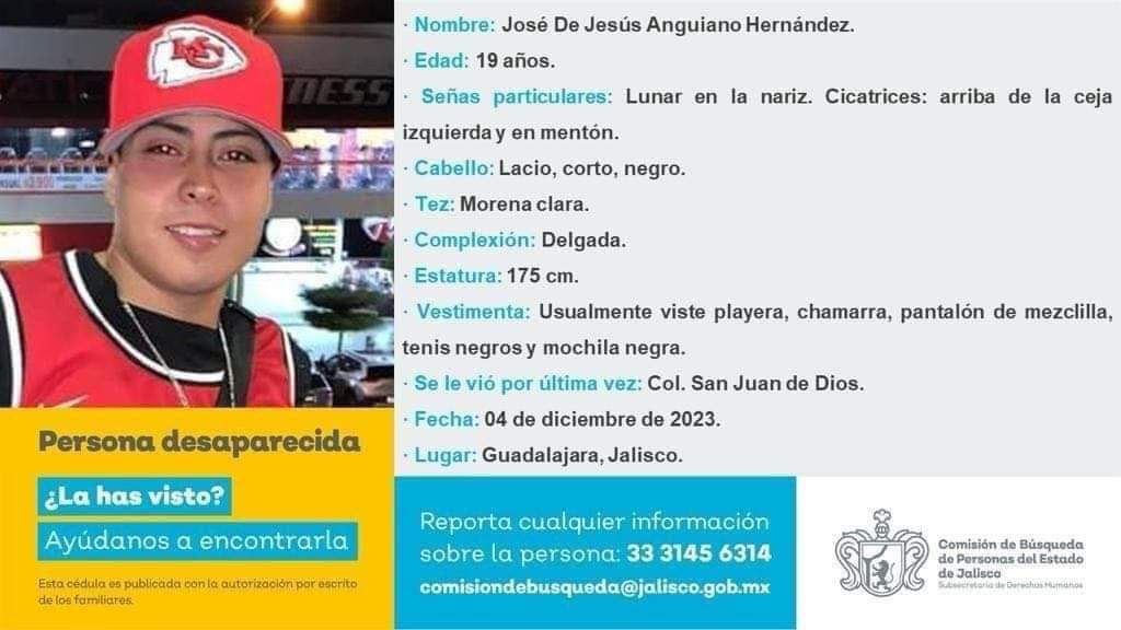 Ficha de José de Jesús Anguiano Hernández