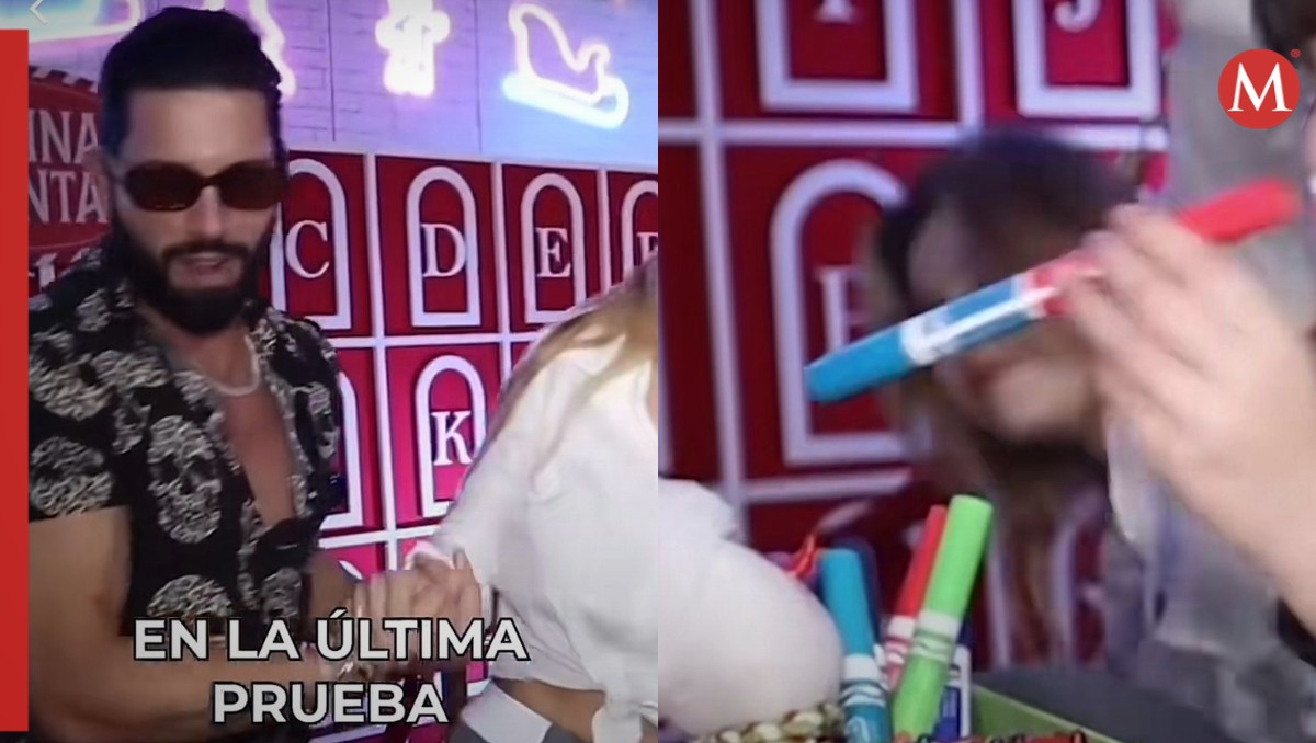 Marcela Mistral se cae de la silla en video; Poncho de Nigris se burla