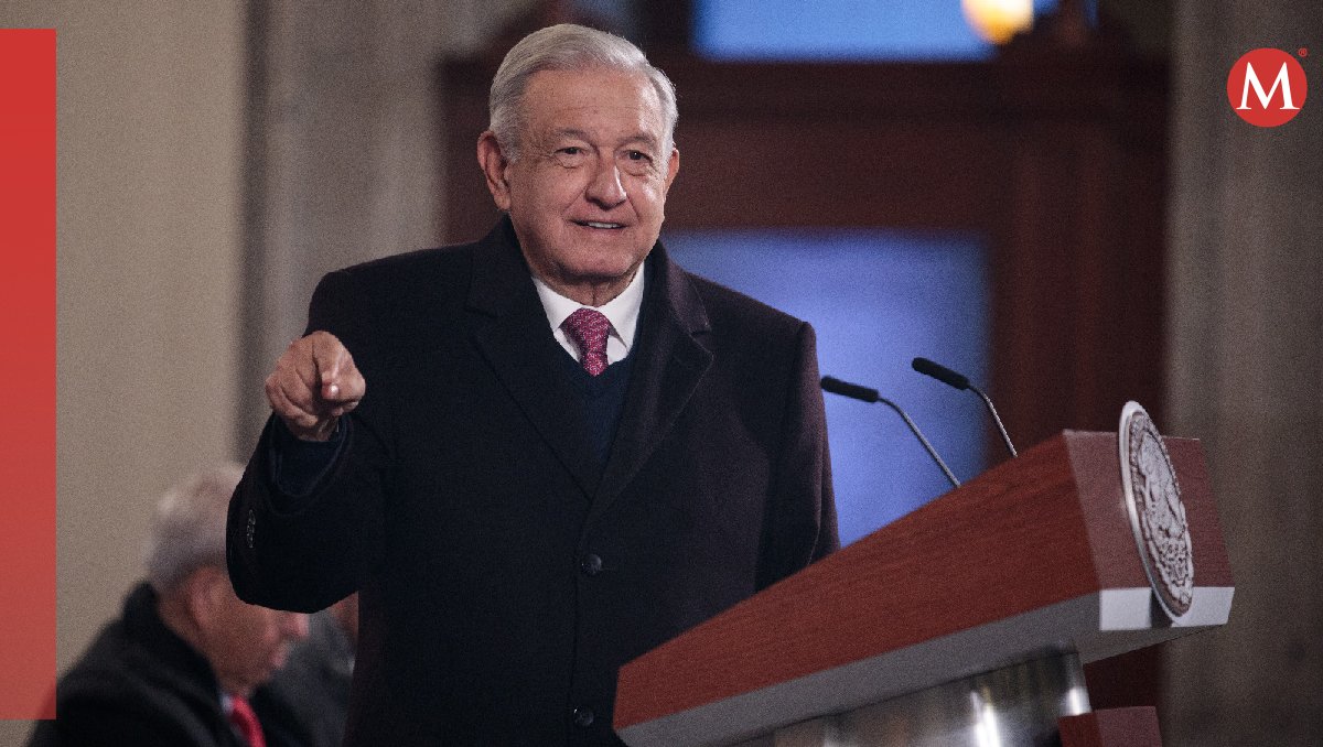 Desde Palacio Nacional, López Obrador encabezó la conferencia mañanera de hoy. | Cortesía