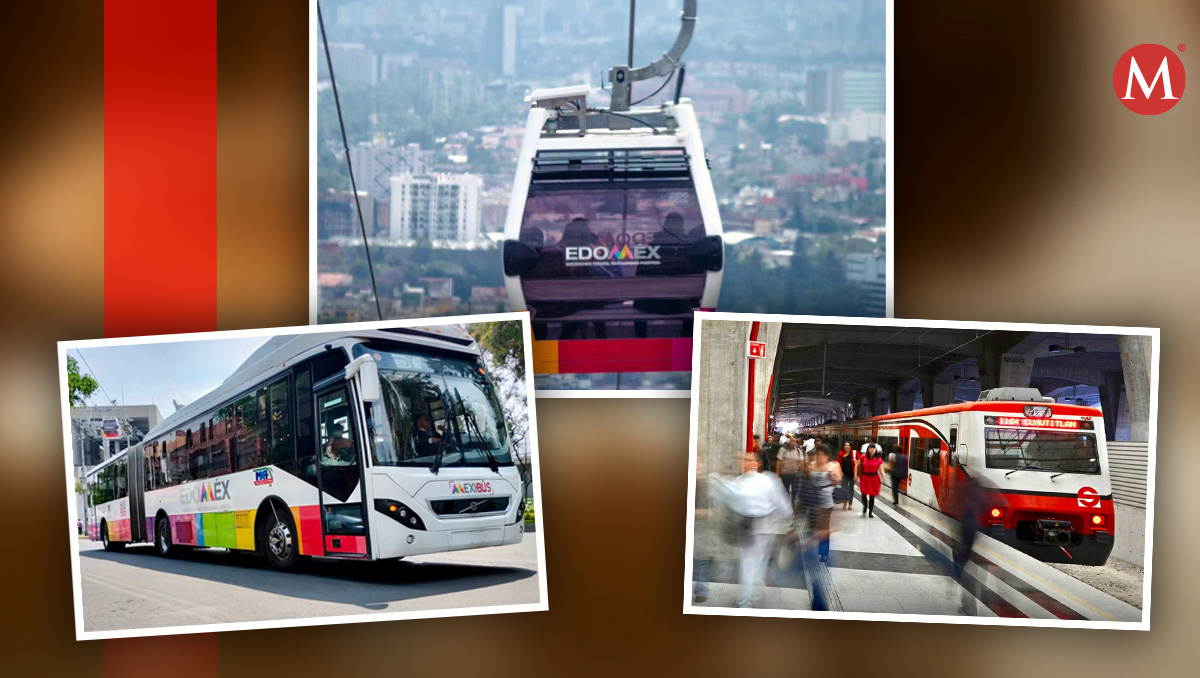 Con estos horarios operará el transporte público de Edomex | (Diseño: Milenio)