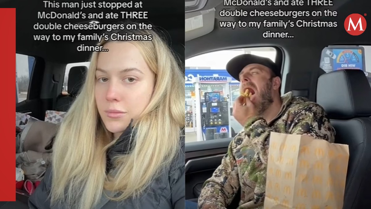 Mujer explota porque su novio comio McDonalds antes de cena de Navidad
