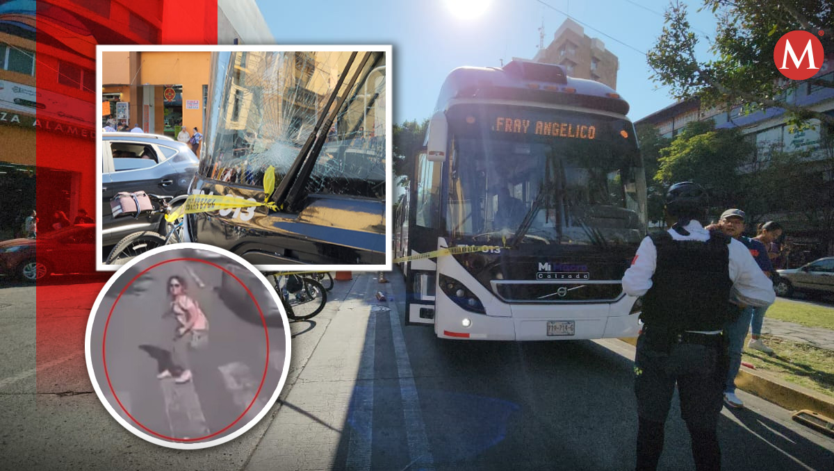 La mujer resultó gravemente lesionada tras ser atropellada por el Macrobús. (Especial)