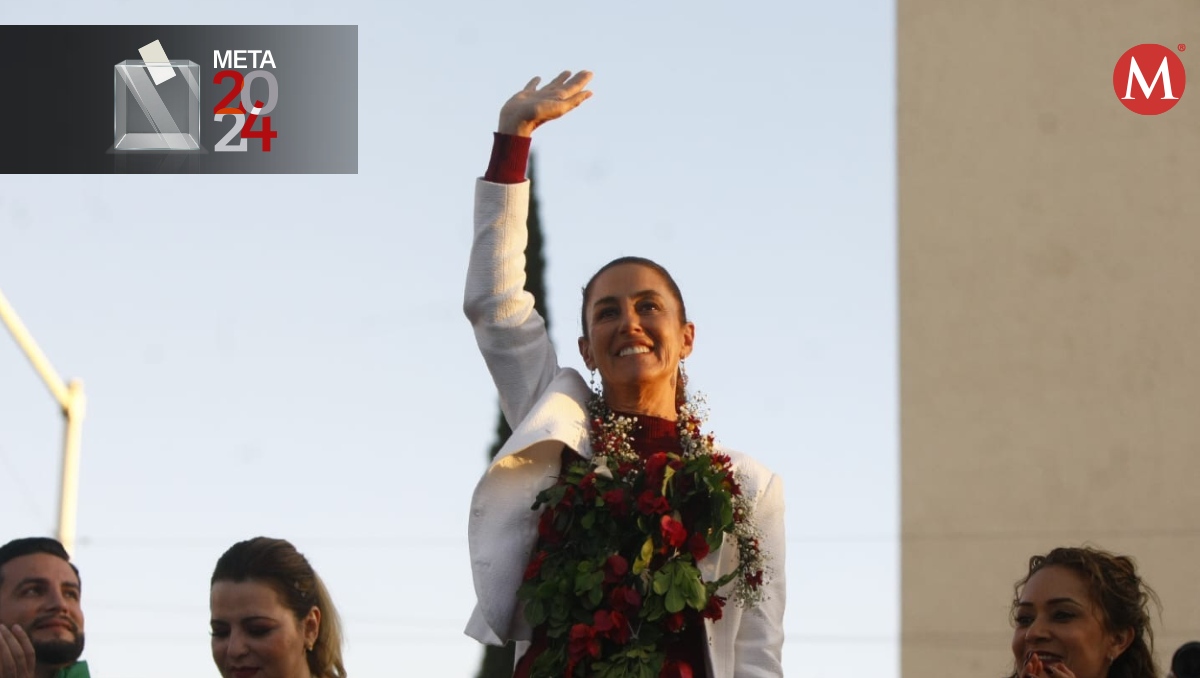 La precandidata presidencial de Morena, Claudia Sheinbaum, ayer. | Ariana Pérez