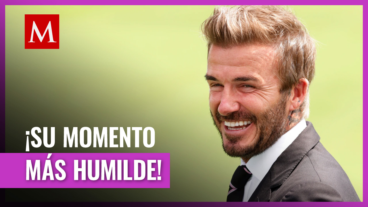 David Beckham presume fotos con su madre mientras lava platos