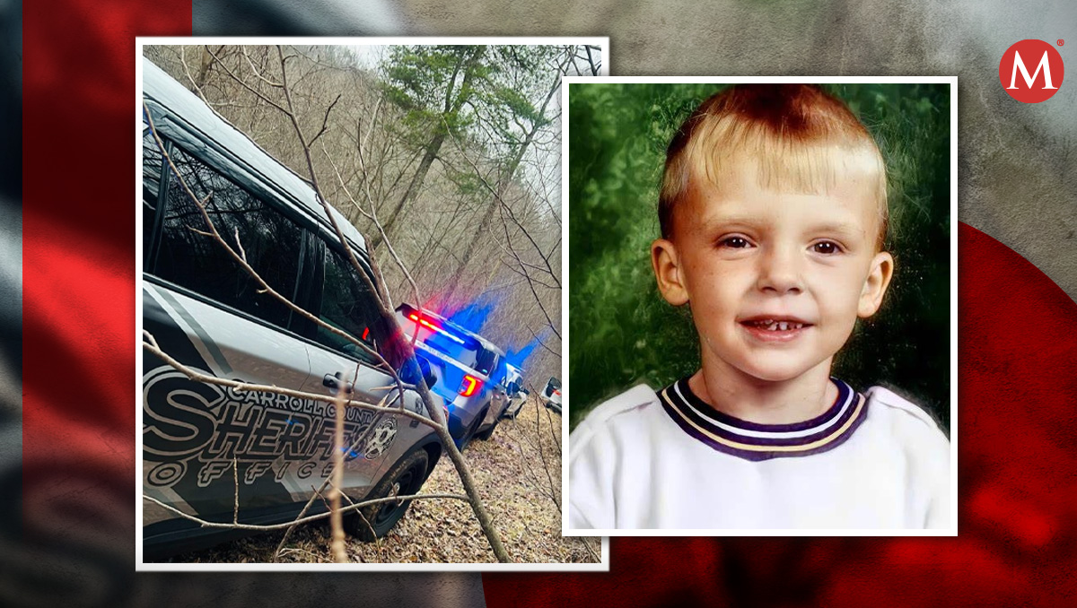 Logan Nathaniel Bowman fue hallado en una zona boscosa. | Facebook Carroll County Sheriff's Office