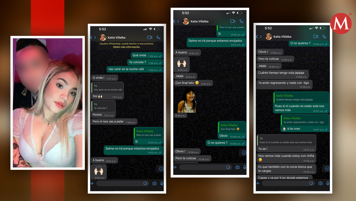La mujer reveló conversaciones en el facebook. Foto: Especial