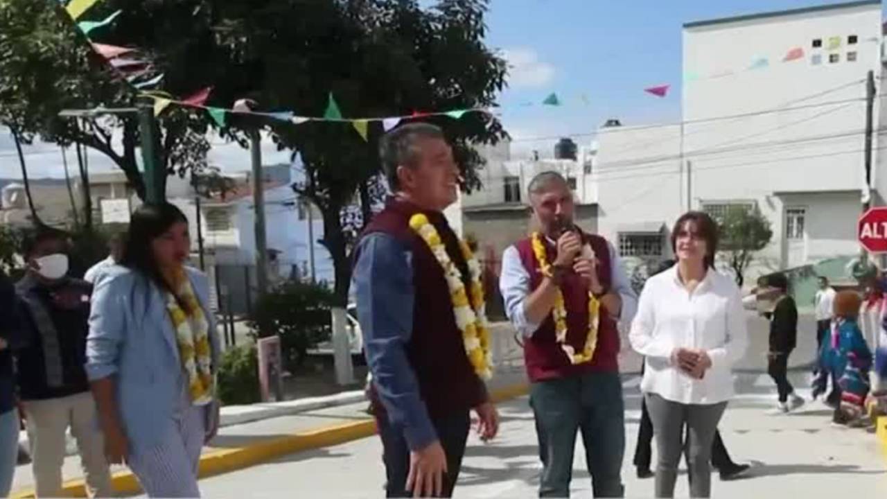 Rutilio Escandón inaugura modernización urbana en la colonia San Cayetano en Chiapas