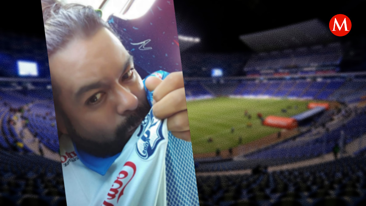 Rodolfo Sefirof García, líder de la porra del Club Puebla | Especial