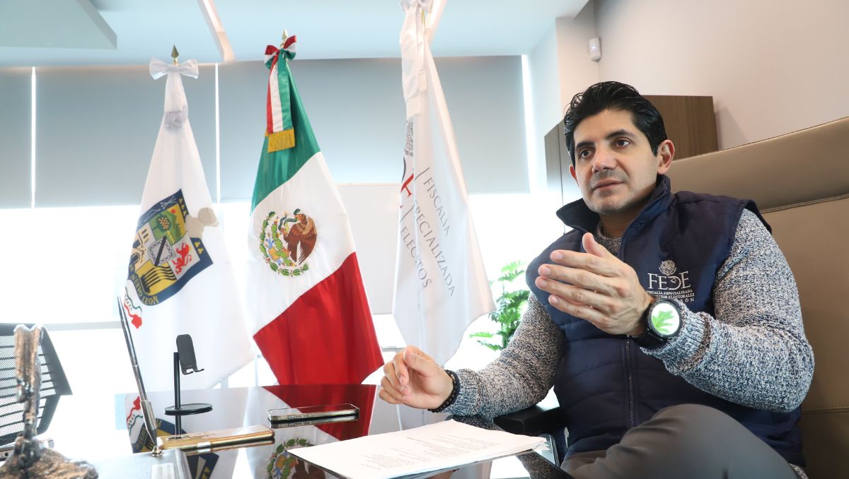 Gilberto de Hoyos Koloffon, titular de la  Fiscalía Especializada en Delitos Electorales (FEDE). Leonel Rocha