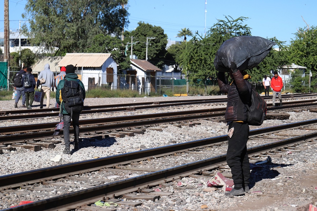 Migrantes en Gómez Palacio. | Rolando Riestra