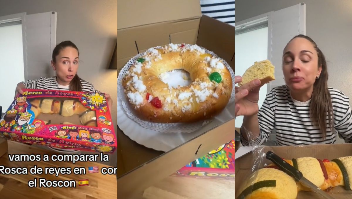 Critican a mujer por comparar rosca de reyes con 'roscón' de España (España).