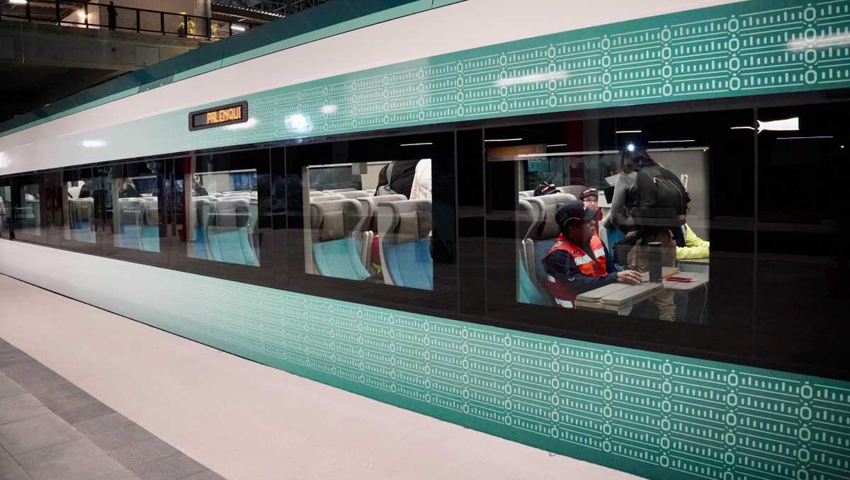 El 31 de diciembre, el presidente López Obrador inauguró el tramo del Tren Maya que va de Cancún a Palenque. | Cuartoscuro