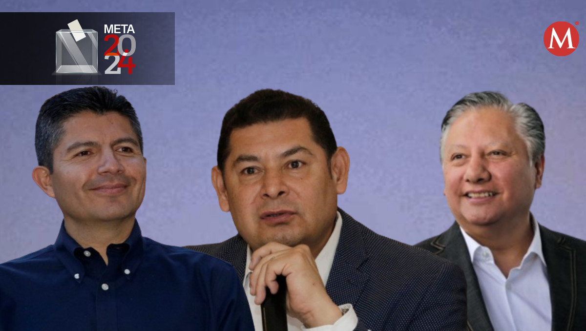 Eduardo Rivera, Alejandro Armenta y Fernando Morales, precandidatos a la gubernatura de Puebla | Especial