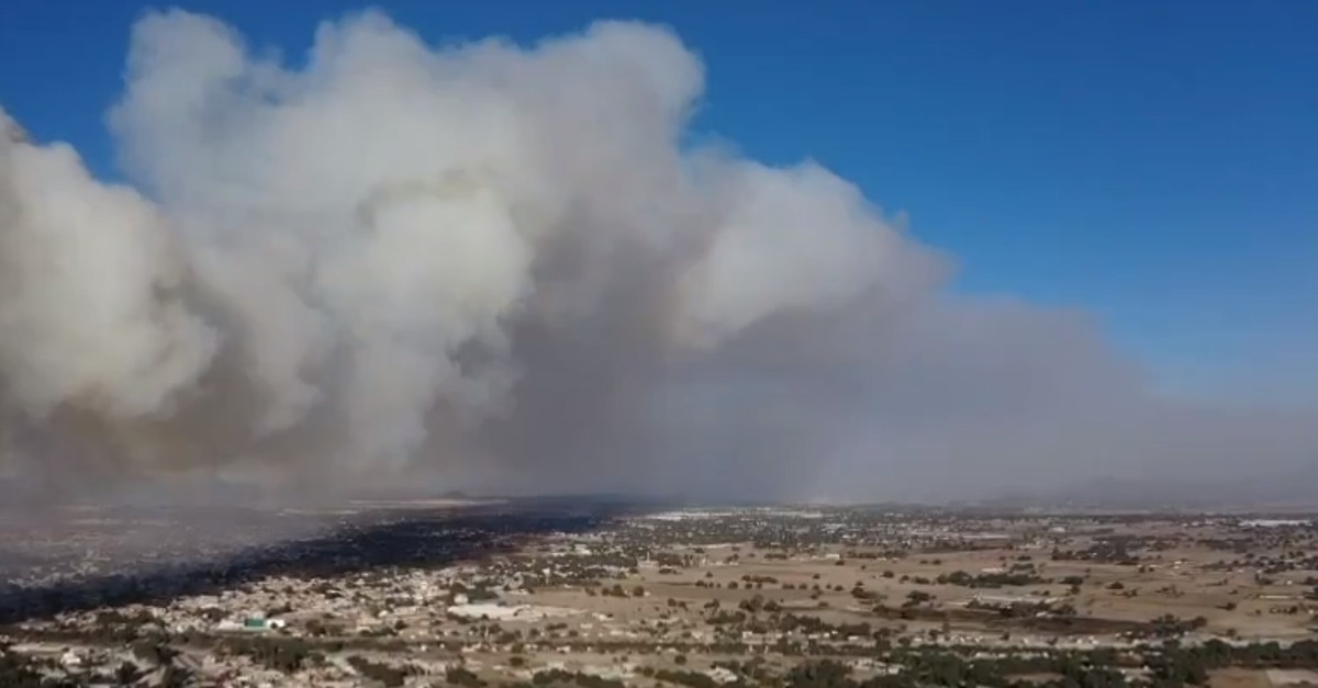 Incendio en Edomex.