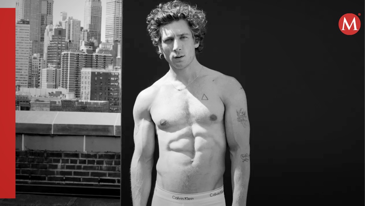 Jeremy Allen White, novio de Rosalía modela para Calvin Klein