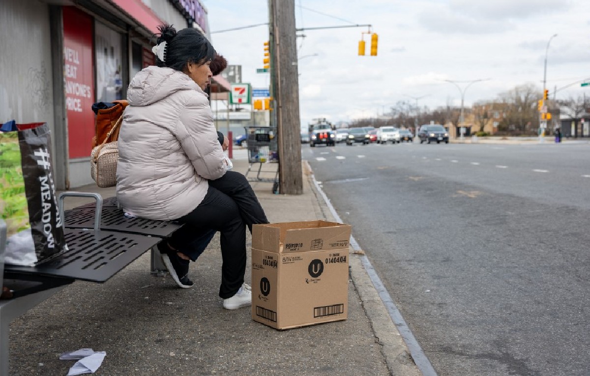 Migrantes en la Ciudad de Nueva York (AFP)