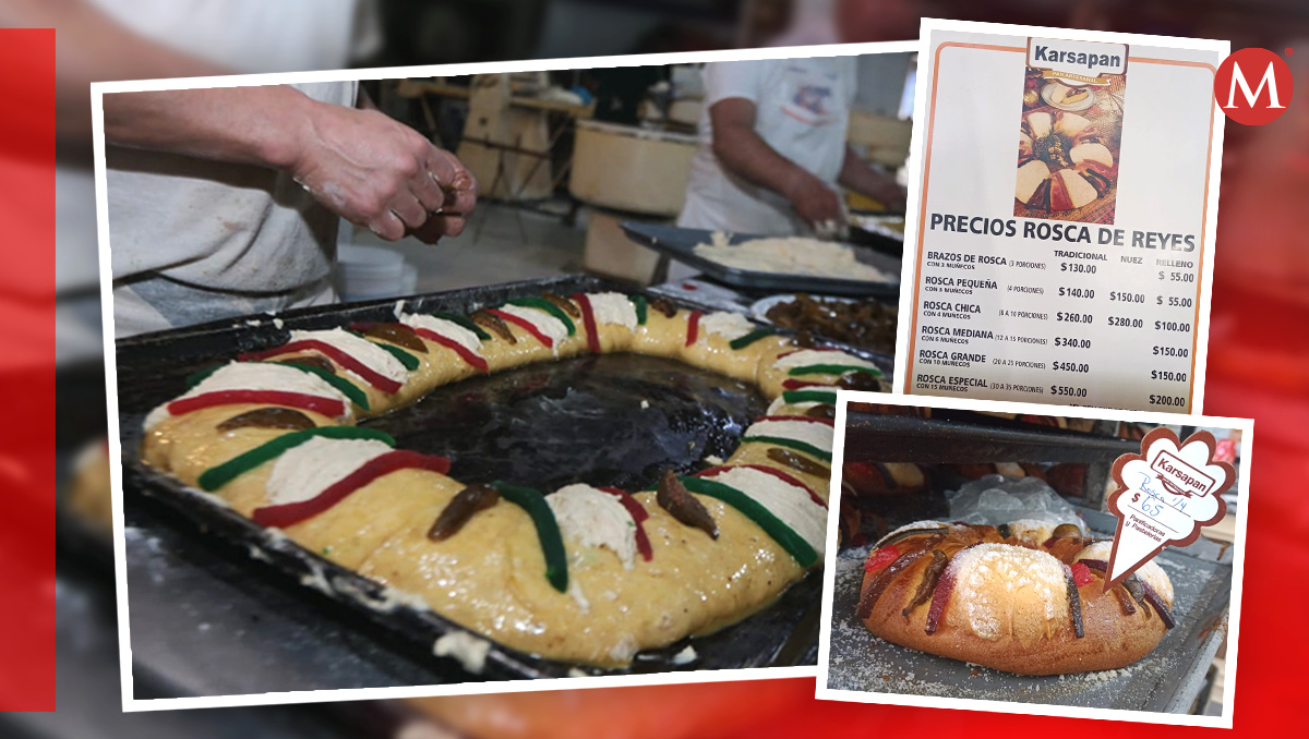 Estos son los precios de las roscas en el Estado de México | (Diseño: Notivox con fotos de Tania Contreras y Fátima Olvera)