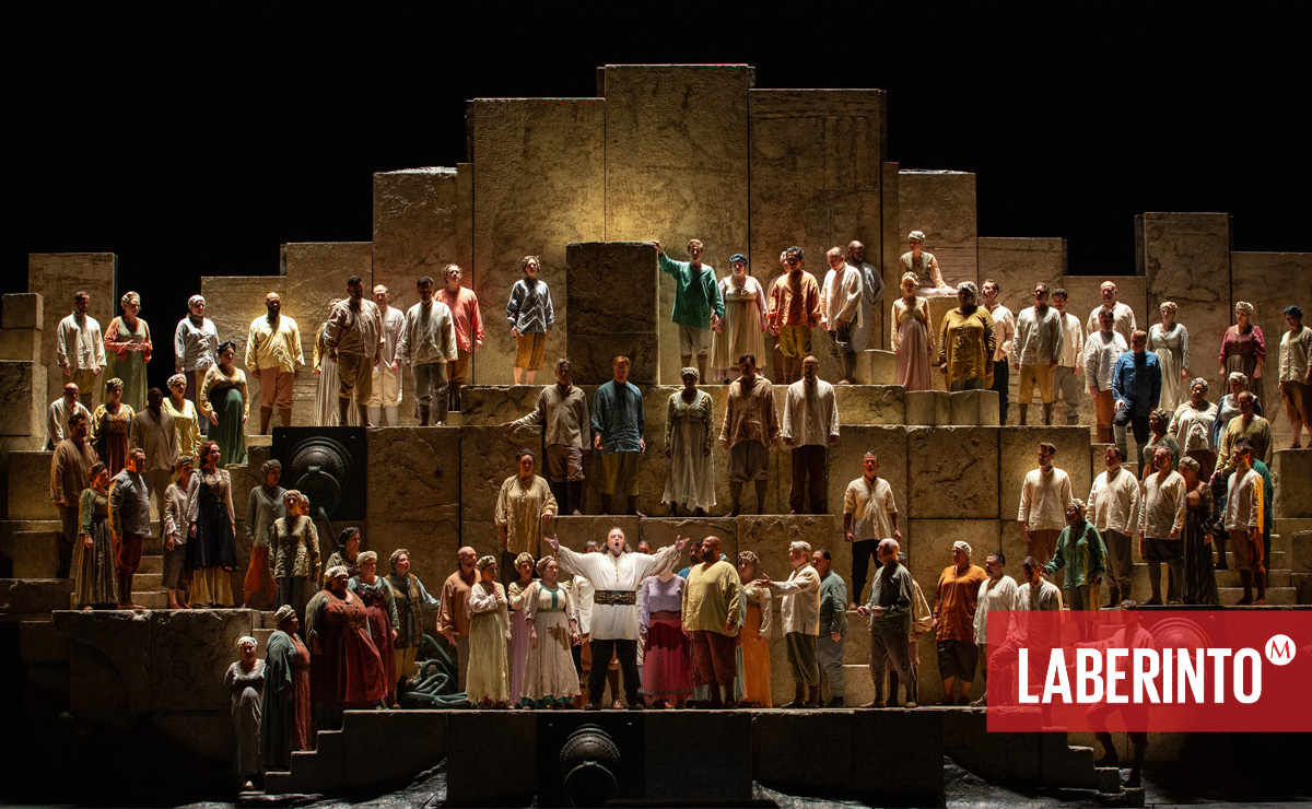 Puesta en escena de 'Nabucco'. (Foto: Marty Sohl | Met Opera)