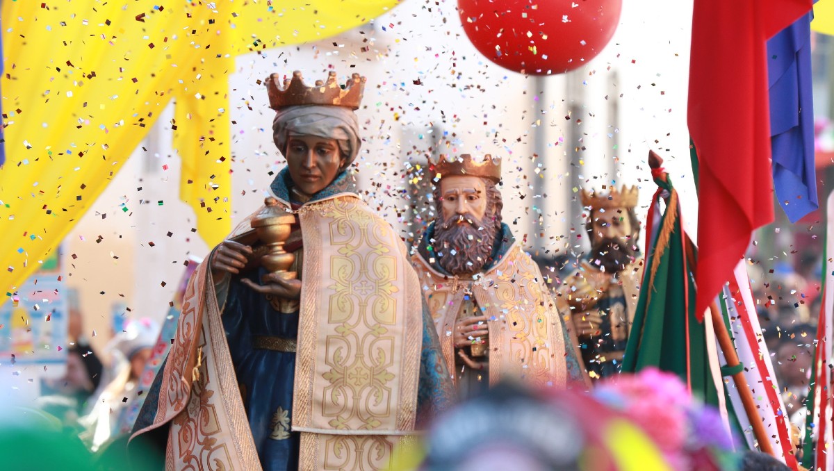 Recorrido de Reyes Magos en Cajititlán (Cortesía)