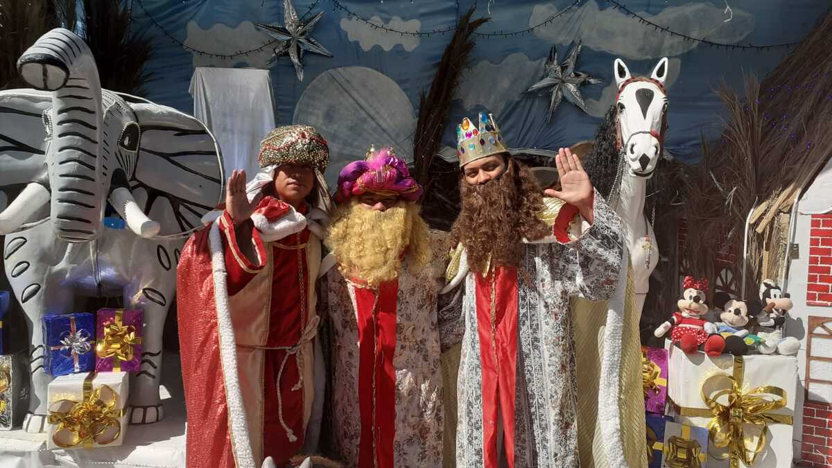 Reyes Magos en la Plaza Independencia. (Teodoro Santos)