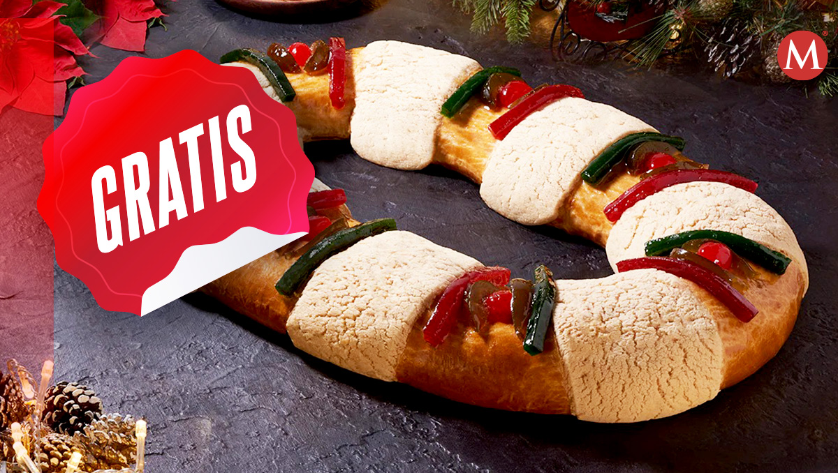 Rosca de Reyes gratis en el Zócalo de CdMx. (Diseño: Oscar Ávila)