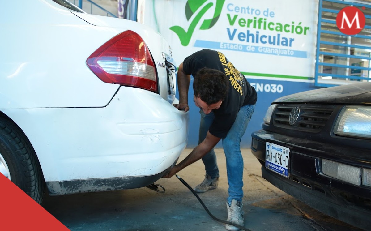 Verificación vehicular en León. Foto: Daniela Bejar
