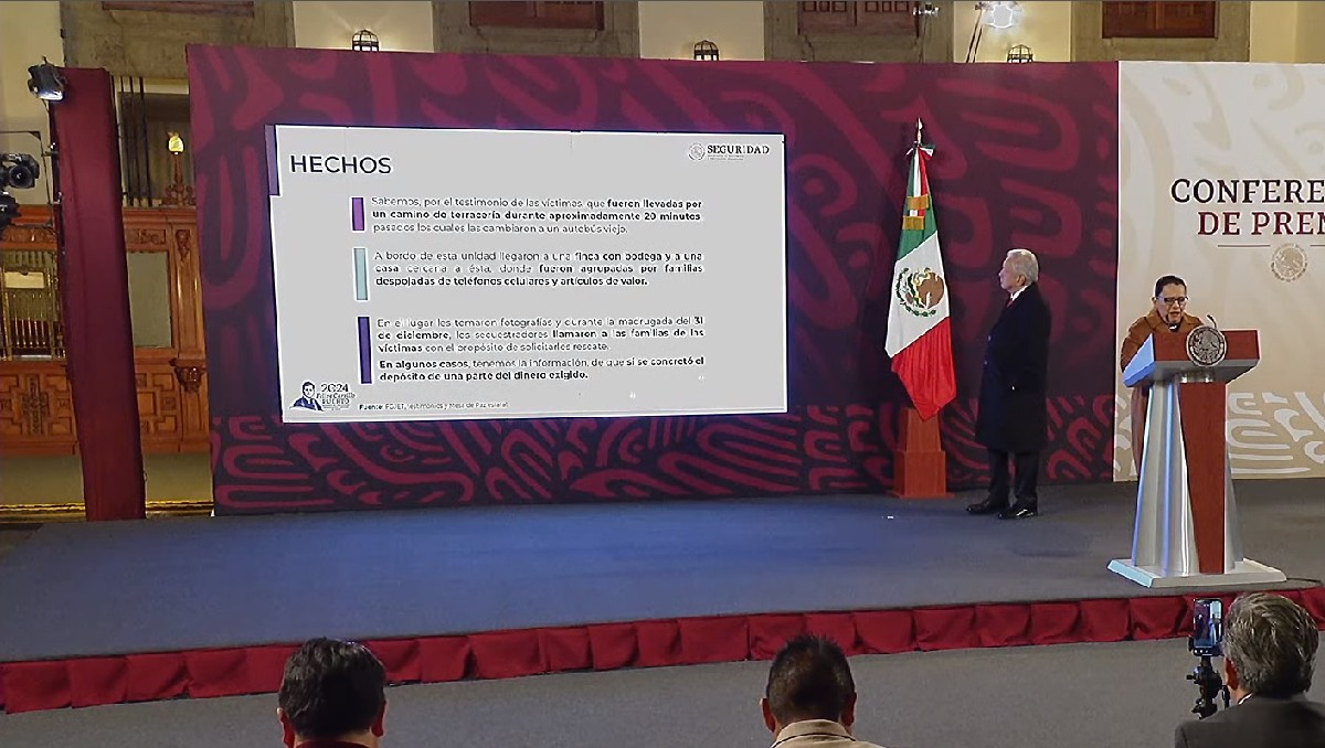 Informe en la conferencia mañanera. (Youtube)