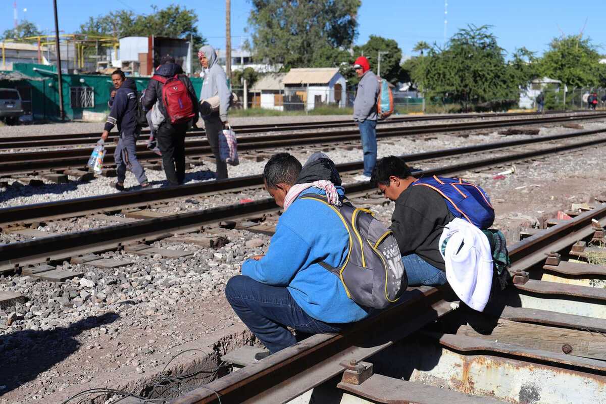 Migrantes en La Laguna. (Rolando Riestra)