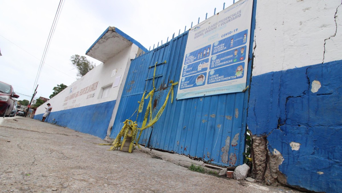 Primaria “Felipe de la Garza".  (Yazmín Sánchez)