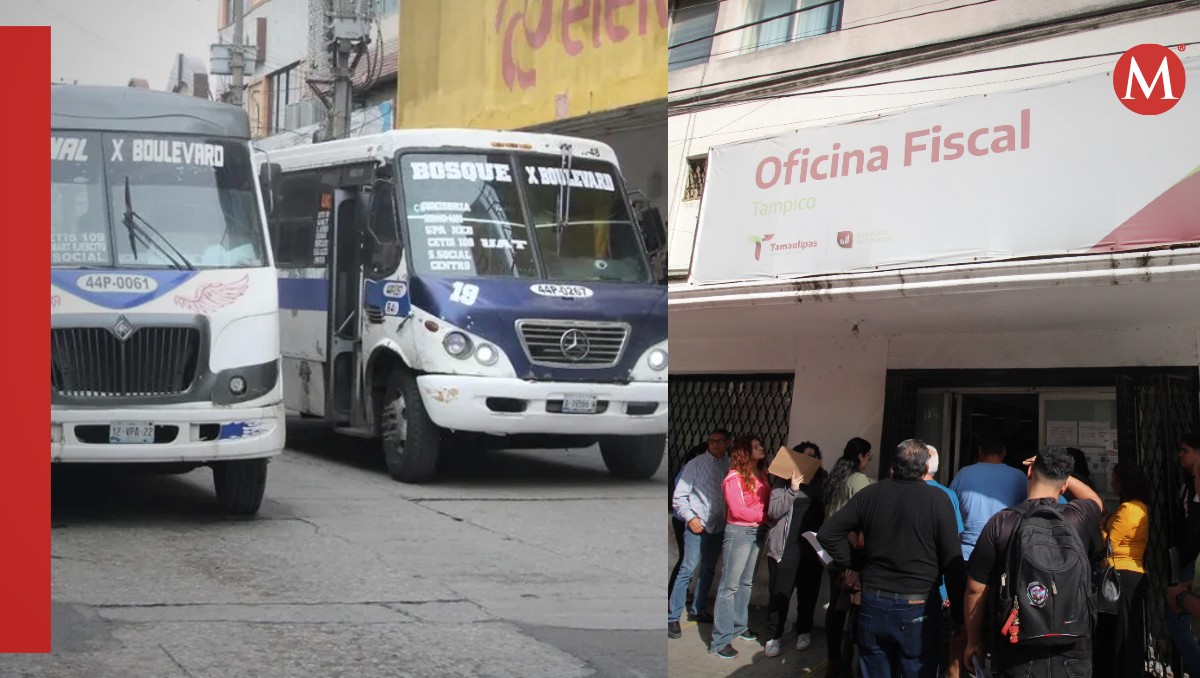 Descuentos para transporte público de Tamaulipas. (Yazmín Sánchez)