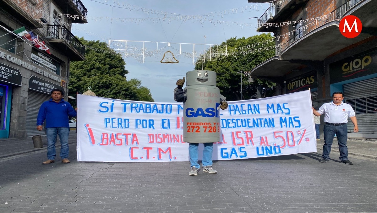 CTM se manifiesta en Puebla; piden mejorar condiciones laborales | Leslie Mora
