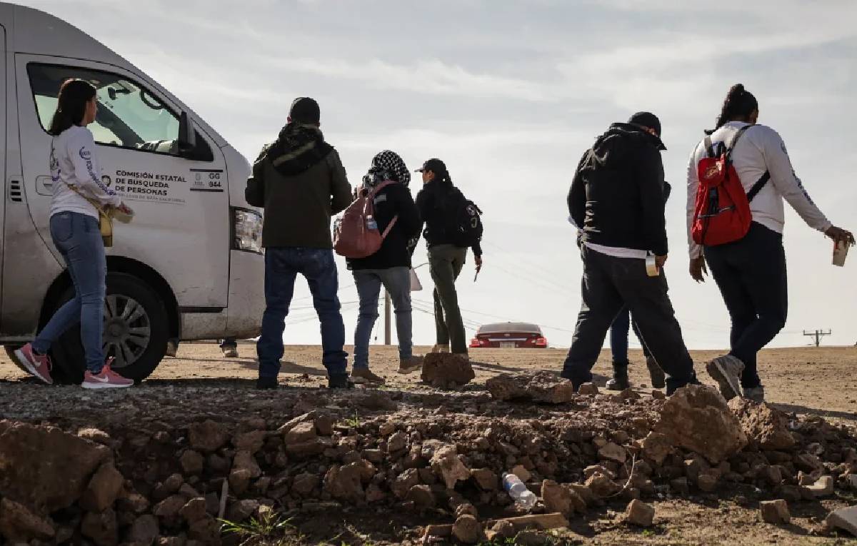 Familias de desaparecidos en la frontera norte de México denuncian el abandono oficial. | Foto: Agencia EFE.