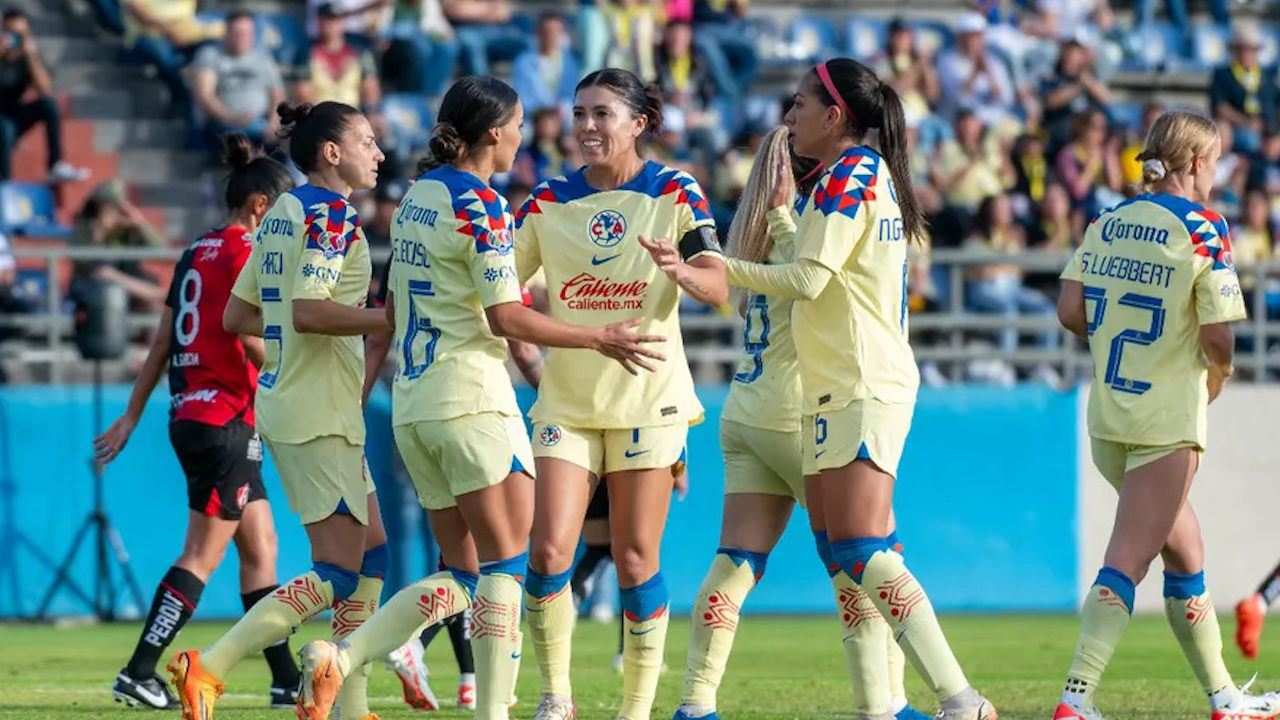 América Femenil arranca el Clausura 2024 con un sufrido triunfo frente Atlas