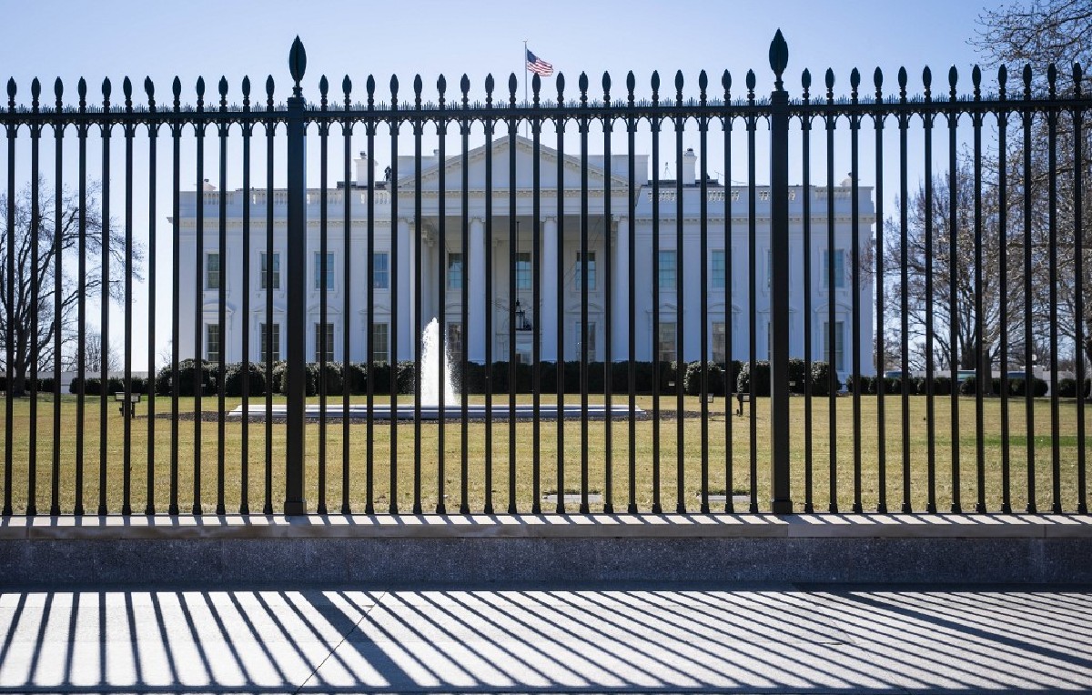 Casa Blanca tras rejas de seguridad (AFP)